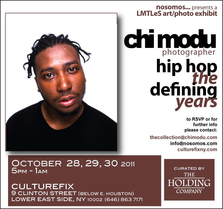 chi culturefix 1 - Chi Modu Announces Exhibition in NYC "Hip Hop - The Defining Years"