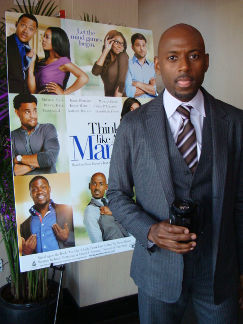 TLAM Romany Malco at TLAM Press Reception - "Think Like a Man" Makes Promotional Stop in NYC