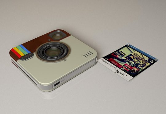instagram socialmatic camera 0 - ADR Studio Develops "Instagram Socialmatic Camera" Concept