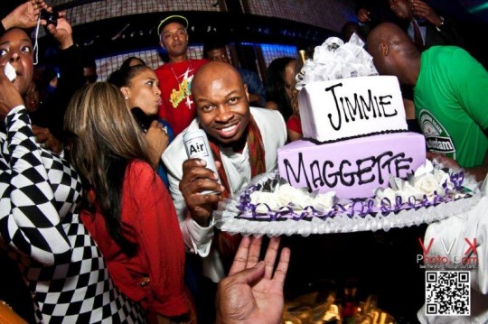 Jimmie Maggette holding AIR 540x359 - Event Recap: Jimmy Maggette Jr. Birthday Party