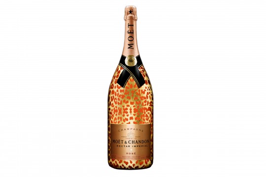 moet chandon unveil the nectar imperial rose leopard luxury edition in methuselah 01 540x360 - The Style Report