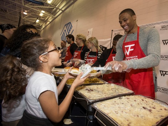 image003 540x405 - Event Recap: Russell Westbrook Host  #Thanksgiving Dinner with Boys & Girls Clubs of America @BGCA_Clubs @russwest44