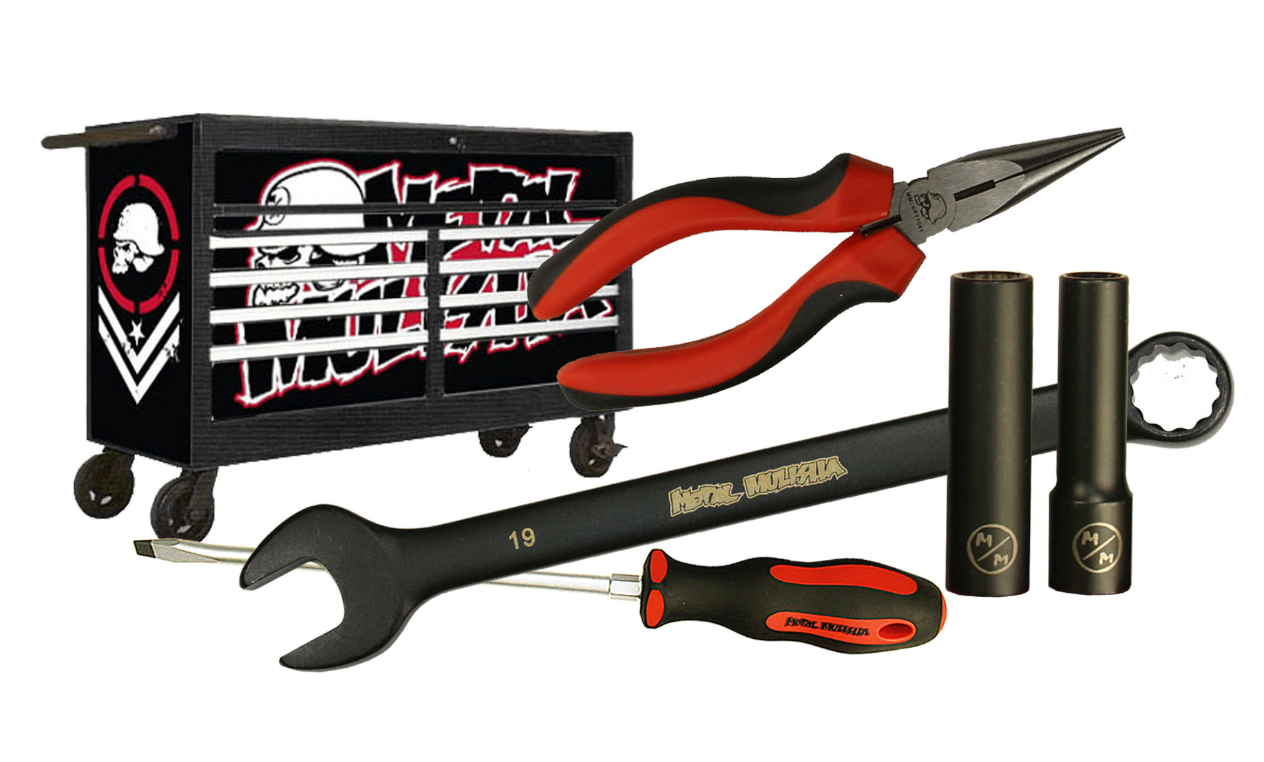 MM Press release photo - Metal Mulisha Mechanics Hand Tools and Accessories