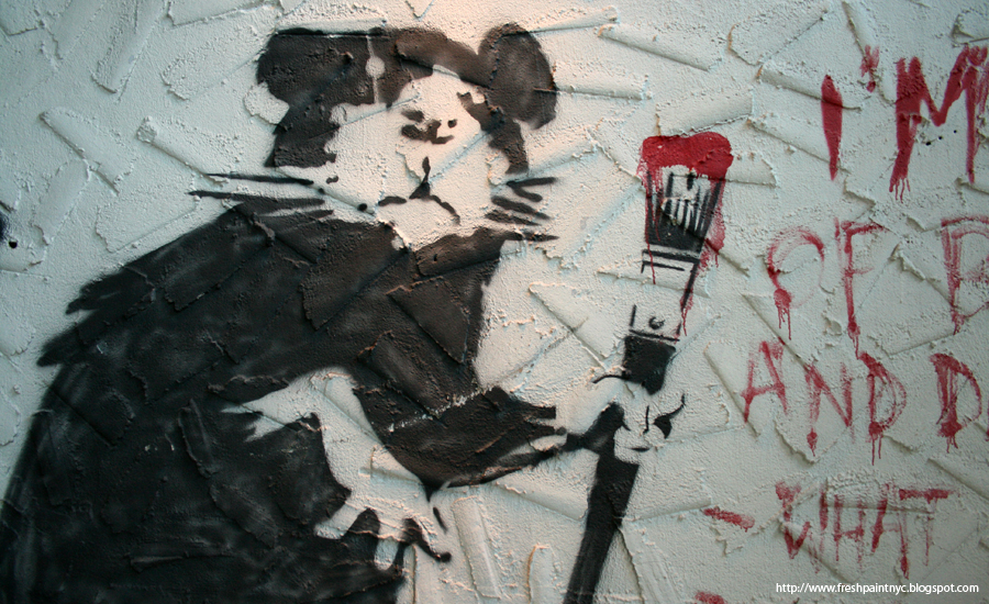 b4 - Banksy at Keszler Gallery in Southampton