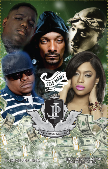 plati.Foil Packagefrnt - The Platinum League Trading Cards Immortalize Rappers Old and New
