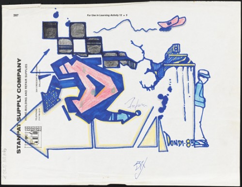 014 Untitled Dondi 1983 MCNY 500x386 - OLD’S KOOL II: Back to the Classics @MuseumofCityNY #CityAsCanvas