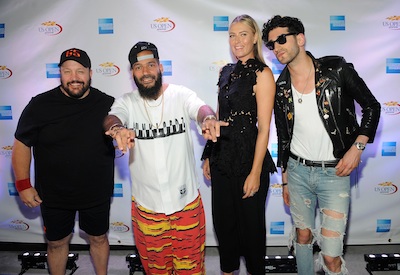 American Express Rally on the River with Maria Sharapova Kevin James and Chromeo edit1 - Event Recap: #RallyontheRiver Maria Sharapova, Kevin James, John Isner, Monica Puig, and Chromeo American Kick-Off the #USOpen #AmexTennis