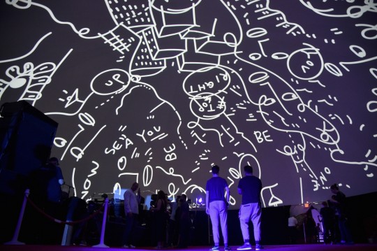 dome 540x359 - Event Recap: Kendrick Lamar performs for American Express’s “Art Meets Music” Campaign with Shantell Martin at the Faena Dome #Miami #ArtBasel  @kendricklamar @shantell_martin #AmexAccess