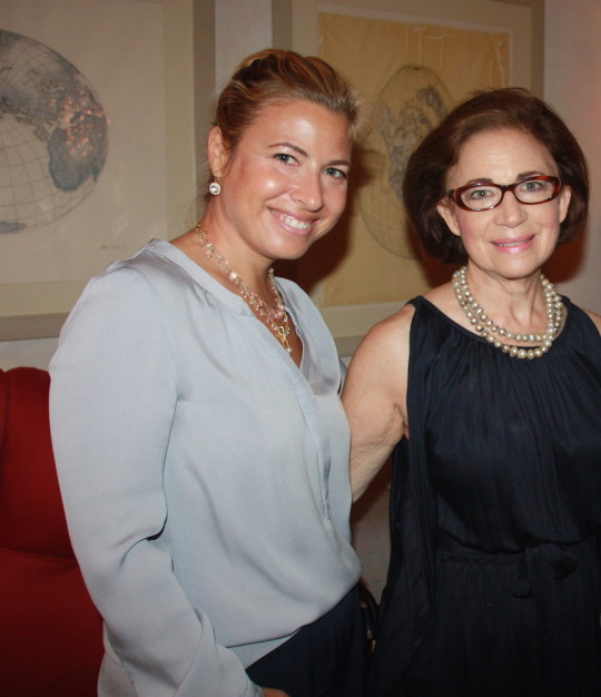 Elizabeth Jacoby and Beverly Schreiber 540x626 - Event Recap: Carmen Herrera Cocktails & Conversation @PublicolorNYC @MMViverito @The100YearsShow