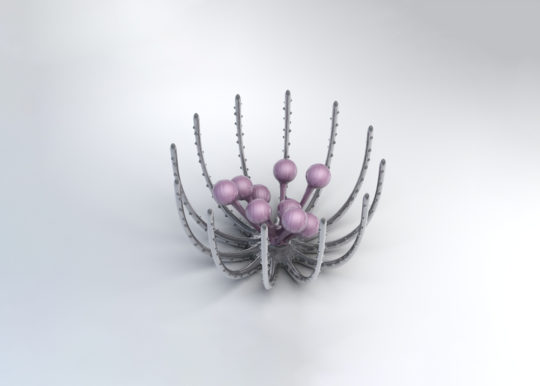 Sea urchin lrg 540x386 - Zac Posen x @GEAdditive x @Protolabs unveil breathtaking #3Dprinting collaboration at the #MetGala2019 @Zac_Posen #ZPLovesTech