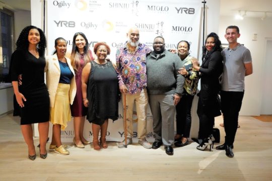 photos by Stella Magloire 284 1 540x360 - Event Recap: Danny Simmons Alone Together Private Reception at George Billis Gallery @ogilvy @rush_art @miolowinegroup_ #ShinjuWhisky #AloneTogether