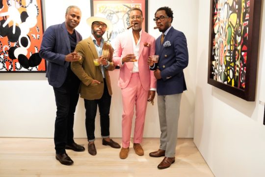 photos by Stella Magloire 296 540x360 - Event Recap: Danny Simmons Alone Together Private Reception at George Billis Gallery @ogilvy @rush_art @miolowinegroup_ #ShinjuWhisky #AloneTogether