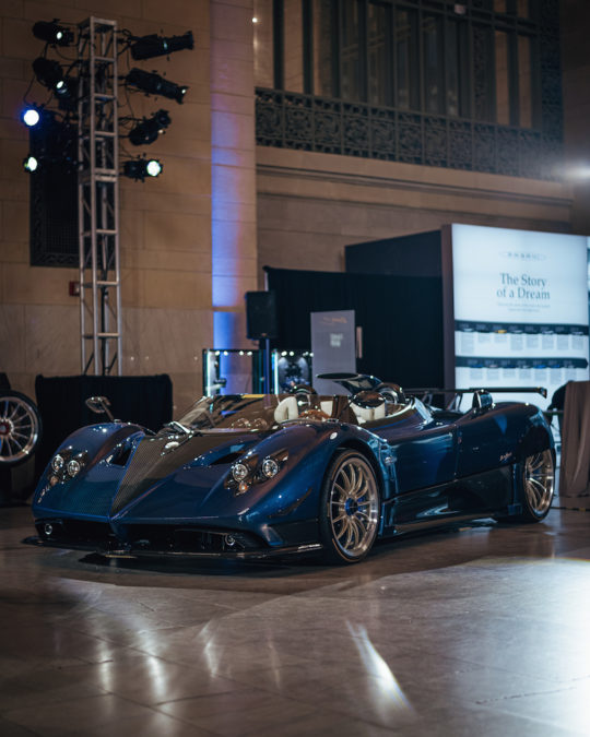 Pagani The Story of a Dream exhibition HP Zonda Barchetta model 540x675 - Pagani: The Story of a Dream exhibit in Grand Central Station November 4 - 8, 2019 @OfficialPagani @Pirelli #pagani #TheStoryofaDream #grandcentral