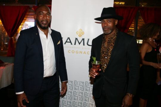 Henry Polanco and Musa Jackson 540x360 - Event Recap: Camus Cognac Limited Edition bottle launch in Harlem, NYC
