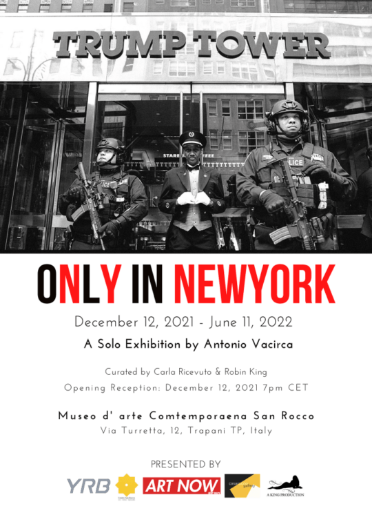on2 540x756 - Antonio Vacirca: ONLY IN NEW YORK  December 12, 2021 – June 11, 2022 at CasaRocco Gallery