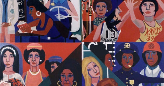 faith ringgold mural at rikers island to move to brooklyn museum eMd6U5Mp 540x283 - Faith Ringgold: American People February 17 - June 5, 2022 at The New Museum