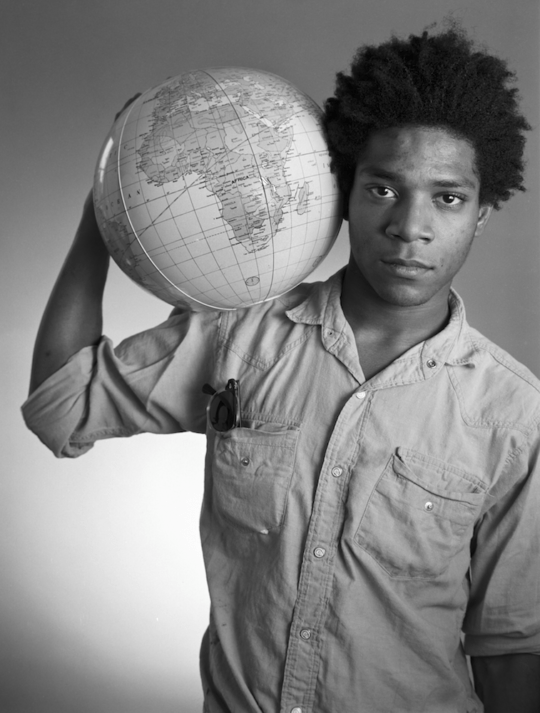 Photograph Christopher Makos May 29 1984 540x713 - Jean-Michel Basquiat: King Pleasure© exhibition now on view in New York City
