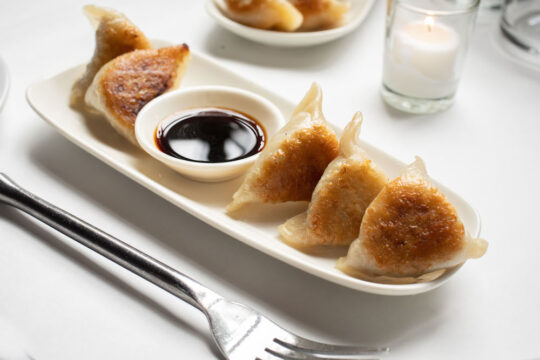 Brooklyn Chop House Pork Dumplings 540x360 - Don Pooh & Partners Open Brooklyn Chop House Times Square- includes NFT Members Only Club & Beach House Rooftop