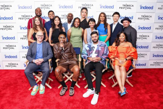 Chris Hyams Left Lena Waithe Rishi Rajani Lafawn Davis Right and Indeed Rising Voices Filmmakers 540x360 - Event Recap: Indeed’s Rising Voices Premiere at Tribeca Festival 2022