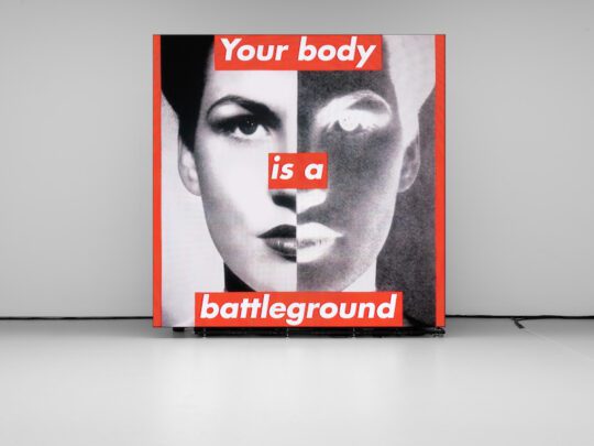Barbara Kruger   Untitled Your body is a battleground 19892019 540x405 - Barbara Kruger June 20 - August 12, 2022 at the David Zwirner Gallery
