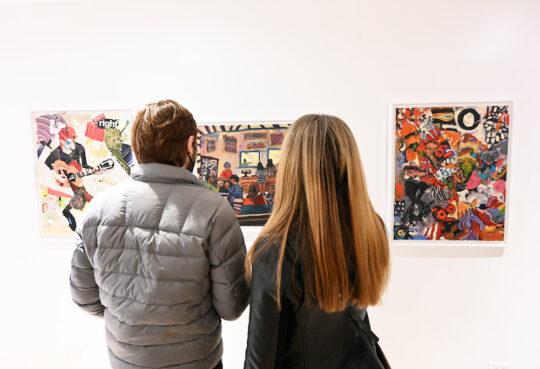 1434913598 540x369 - Event Recap: Artist Sonya Sklaroff Exhibits Art at $7.7 Million Townhouse