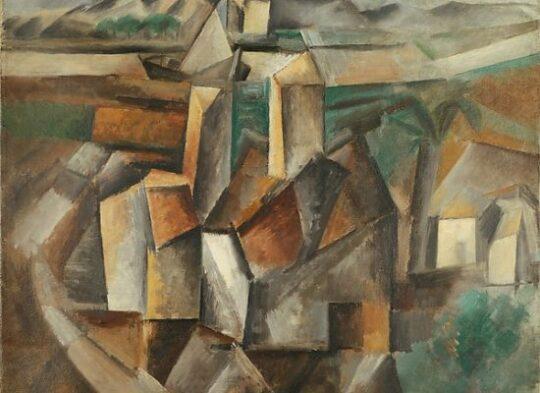 Picasso Oil Mill 1909 550x400 2 540x393 - Cubism and the Trompe l’Oeil Tradition exhibition October 20, 2022 – January 22, 2023 at the Metropolitan Museum of Art