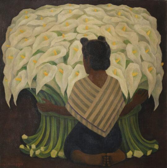 04 Diego Rivera Woman with Calla Lillies 1945 540x544 - Diego Rivera’s America: March 11 – July 31, 2023 at Crystal Bridges Museum of American Art