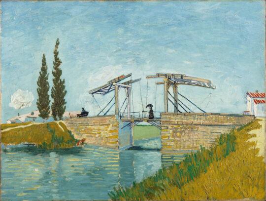 2 Van Gogh Drawbridge May 1888 Cologne Fig 10 540x407 - Van Gogh’s Cypresses: May 22 through August 27, 2023