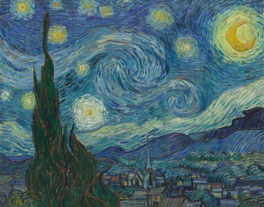3 Van Gogh The Starry Night June 1889 MoMA fig 58 540x424 - Van Gogh’s Cypresses: May 22 through August 27, 2023