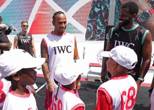 5f1a3380 vyjztzus 540x386 - Lewis Hamilton in Ultimate Basketball Challenge Ahead of the F1 Miami Gran Prix