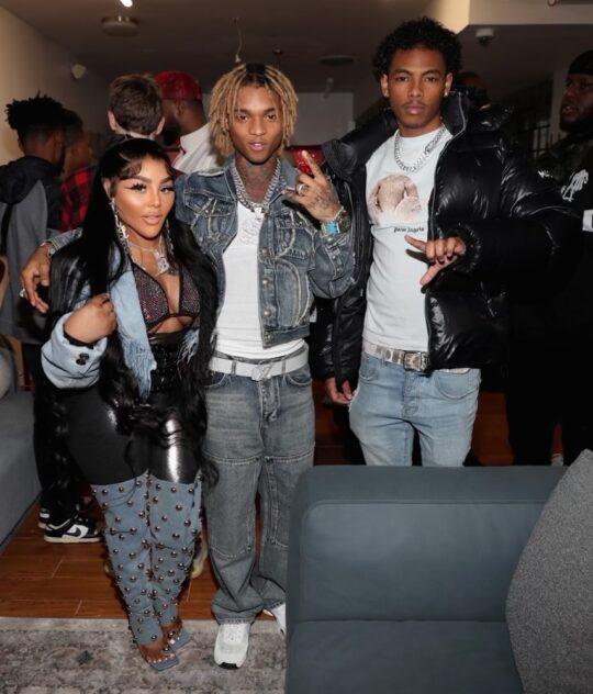 Lil Kim Swae Lee Tayy Brown 540x632 - Event Recap: Swae Lee and Lil Kim perform at AliExpress Singles' Day Shopping Pop-Up in NYC