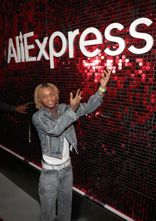 Swae Lee AliExpress 540x764 - Event Recap: Swae Lee and Lil Kim perform at AliExpress Singles' Day Shopping Pop-Up in NYC